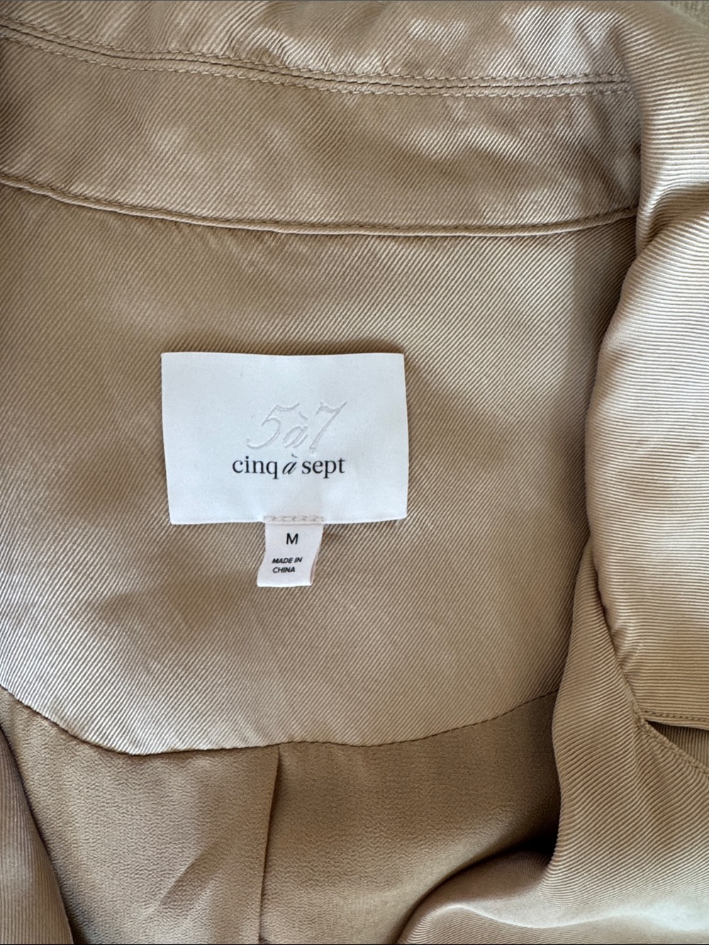 Cinq a Sept Kiera Trench Jacket M - Picture 8 of 12